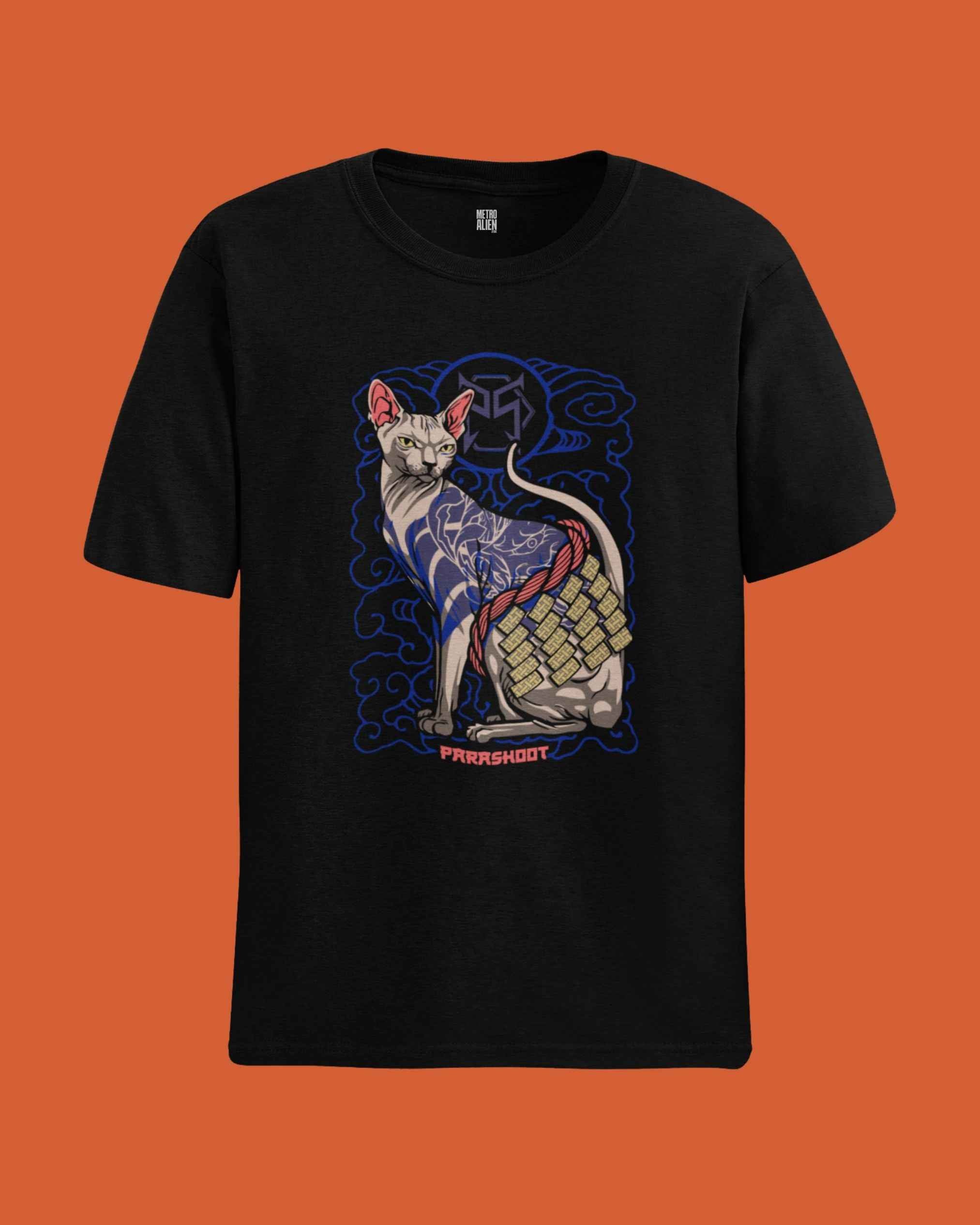 Ink & Whiskers Tattoo Cat T-Shirt - Classic Fit
