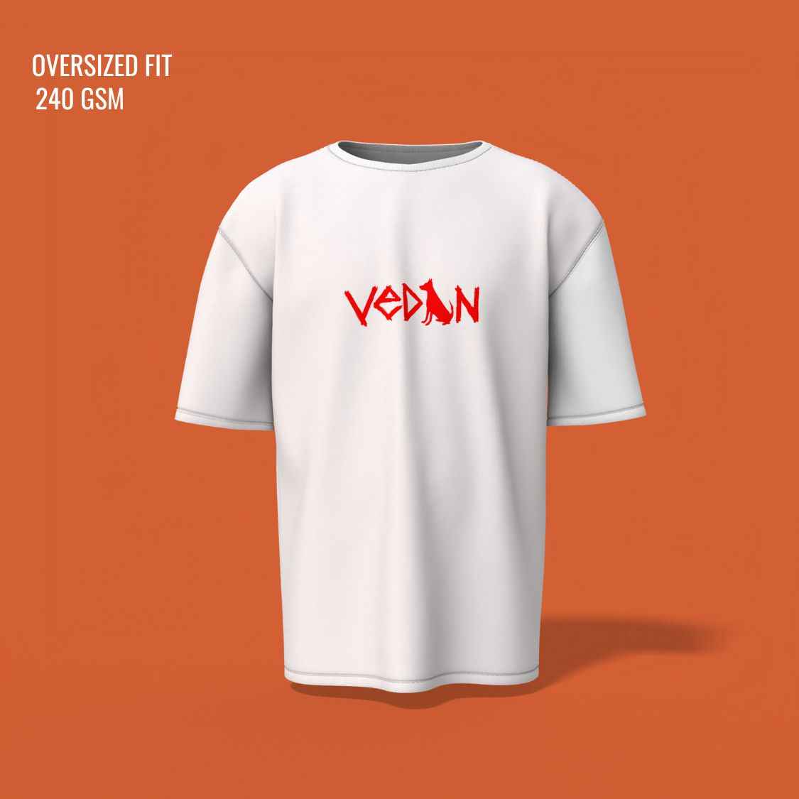 Vedan Tribute Oversized T-Shirt - White
