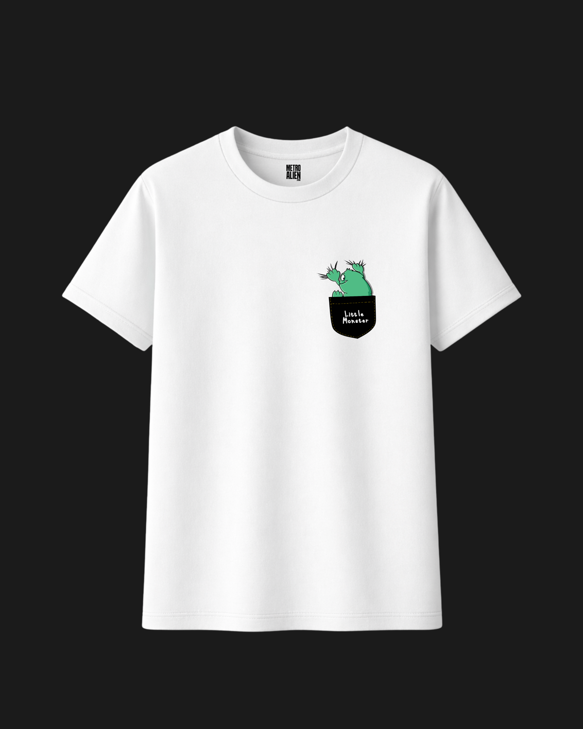 Little Monster Pocket - Classic Fit T-Shirt