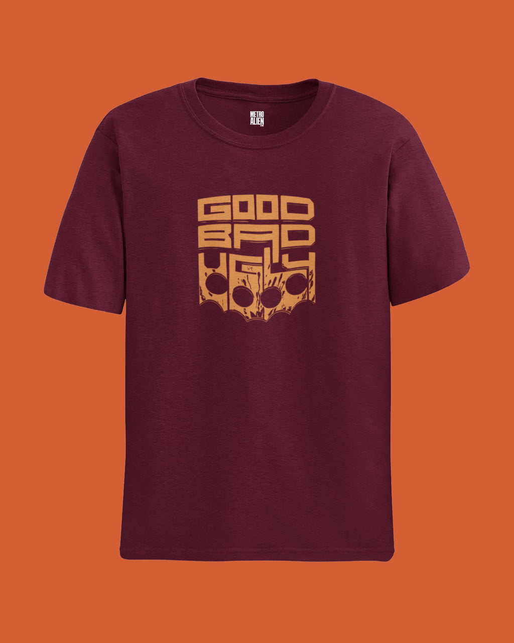 Good Bad Ugly [LOGO] - Maroon T-Shirt