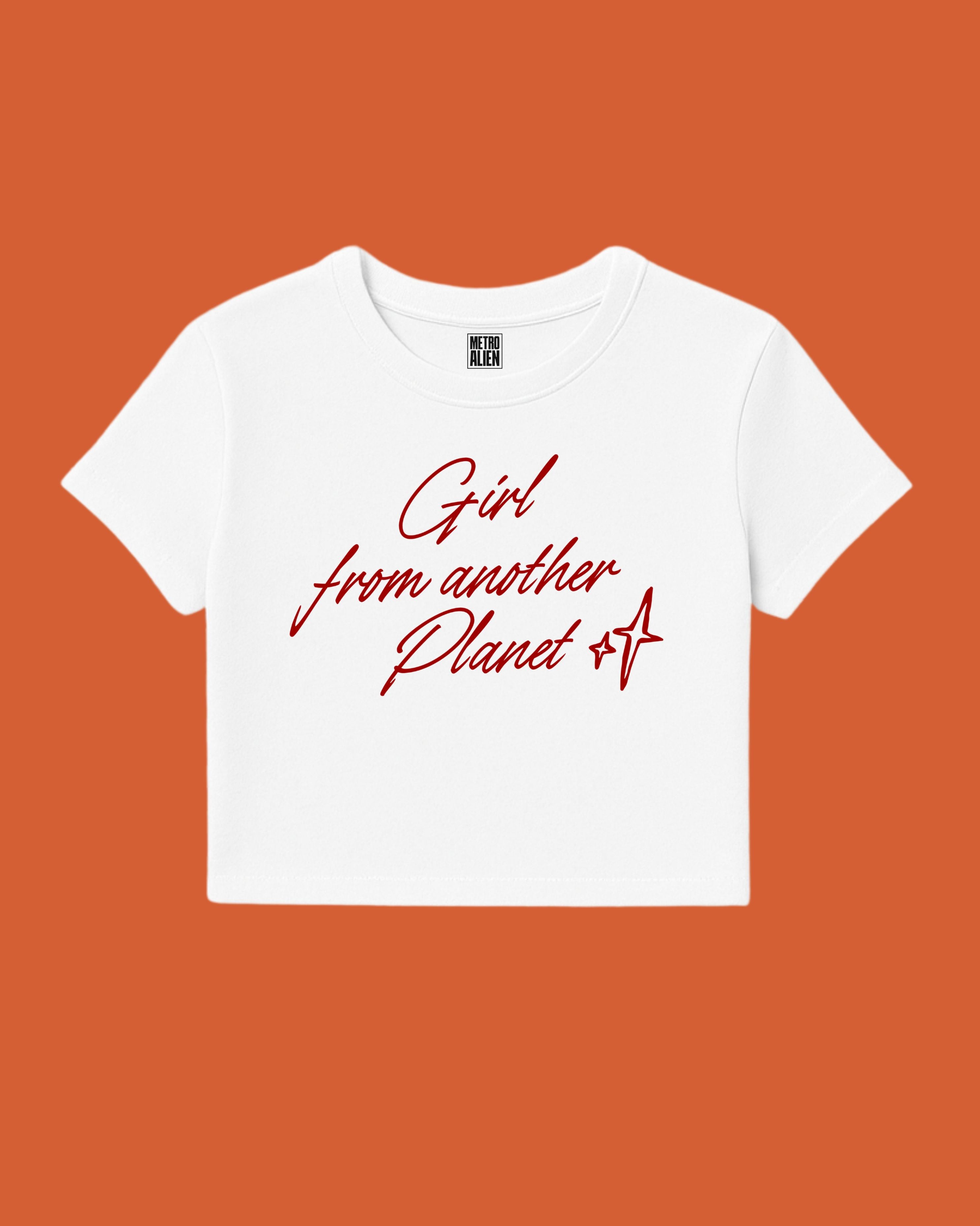 Girl From Another Planet - Crop Top