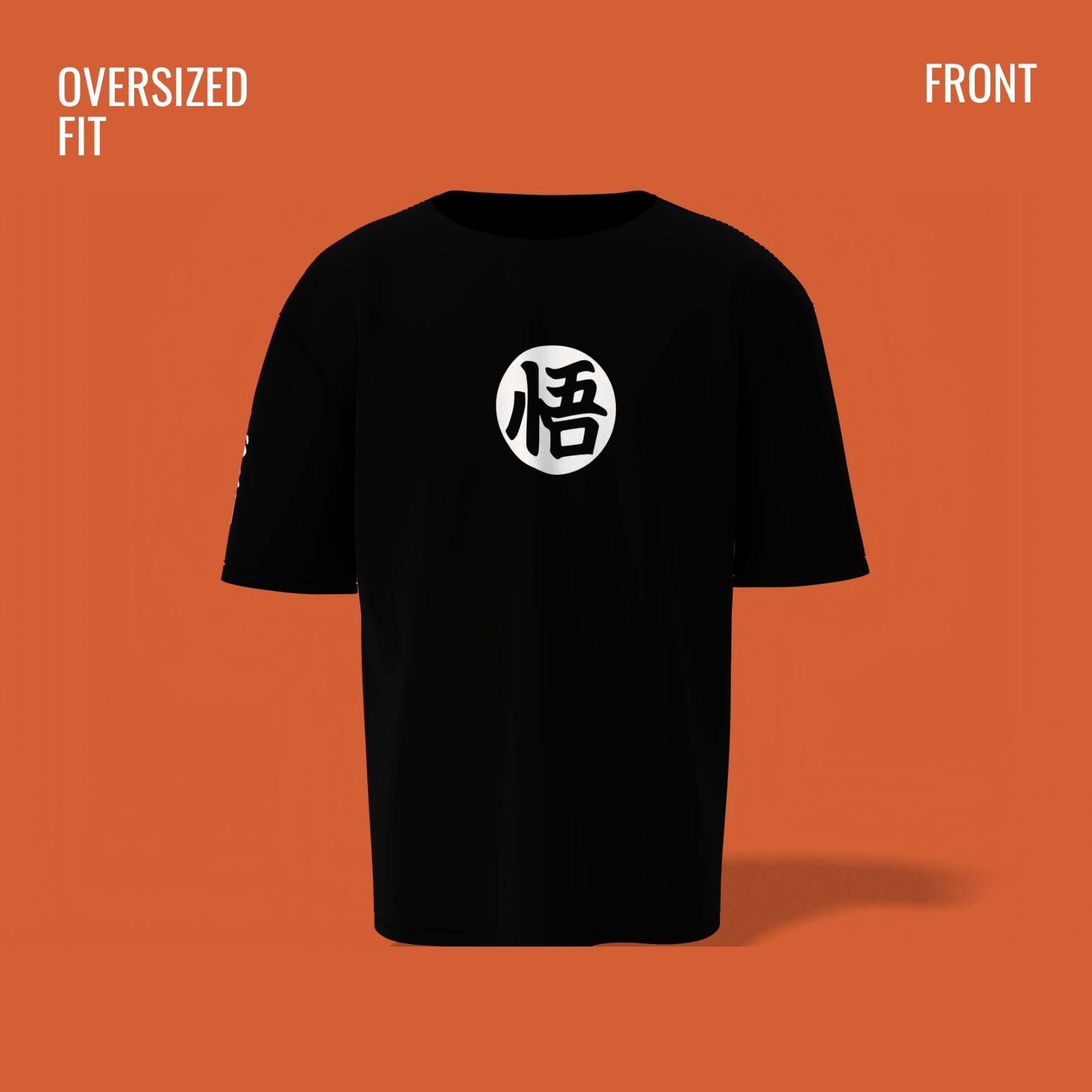 GOKU Ninja Edition Oversized T-Shirt - Black