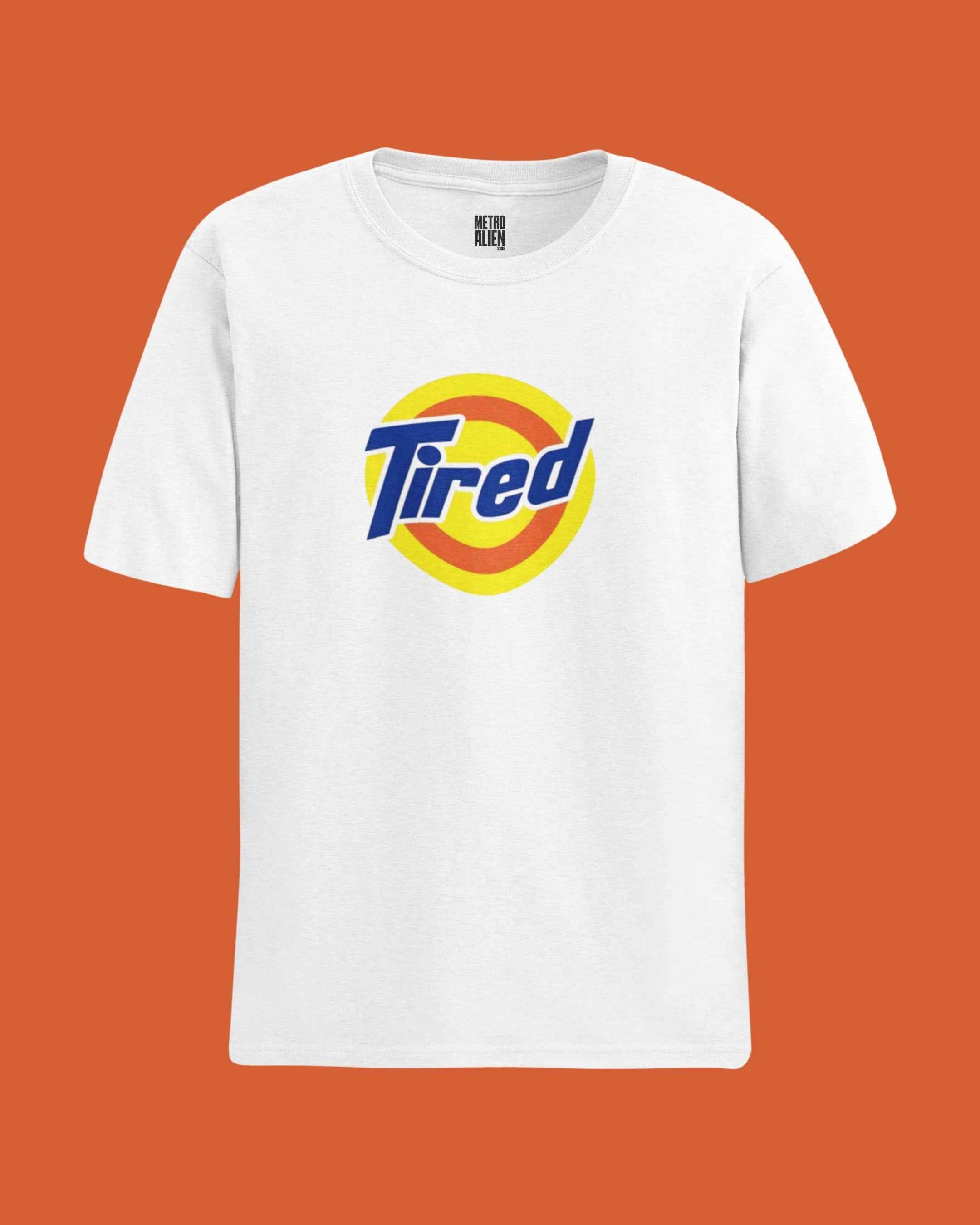 “Tired” Parody Logo T-Shirt - Classic Fit