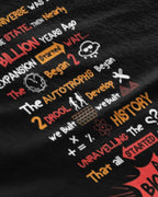 Big Bang Theory Intro Graphic Tee Closeup - Metro Alien | TBBT Science Fan Tee India