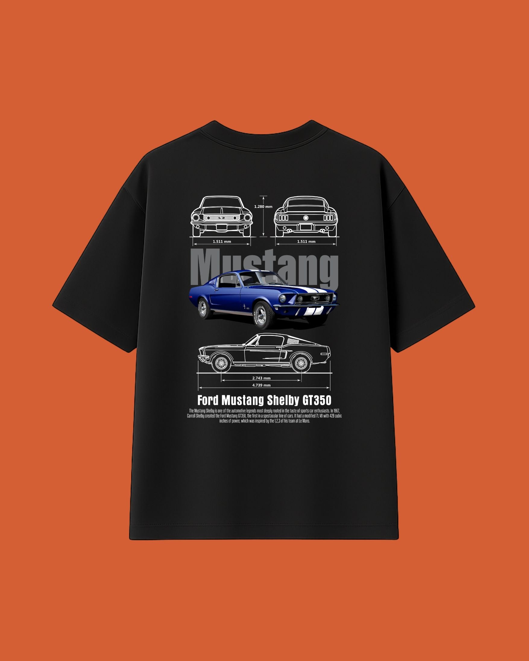 Ford Mustang Shelby GT350 Oversized Tee