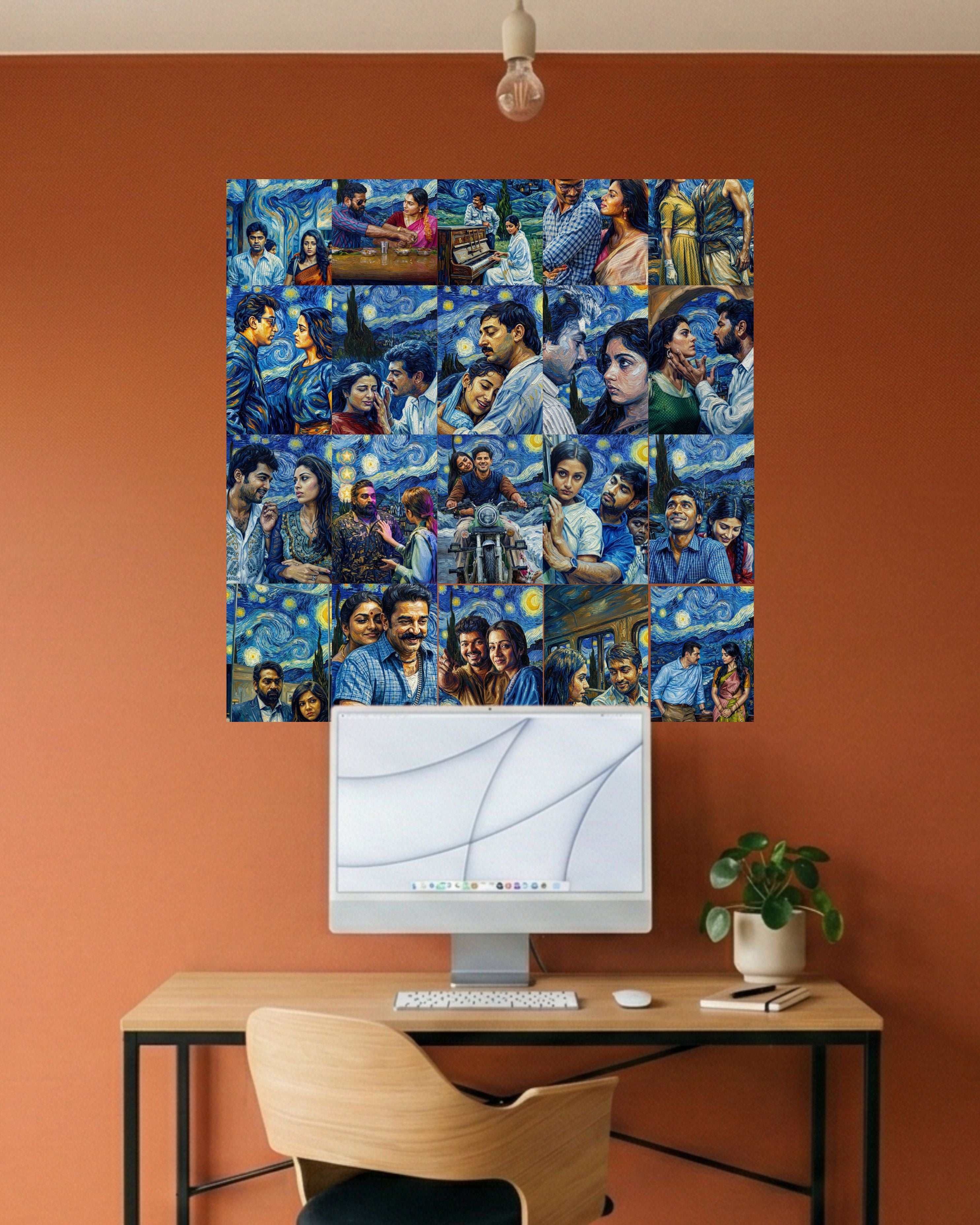 Starry Night Tamil Movies Combo Set  - 20 Posters