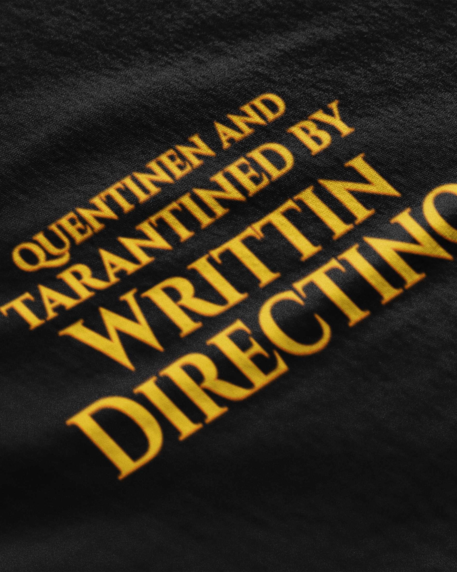 Writtin Directino - Black Graphic T-Shirt