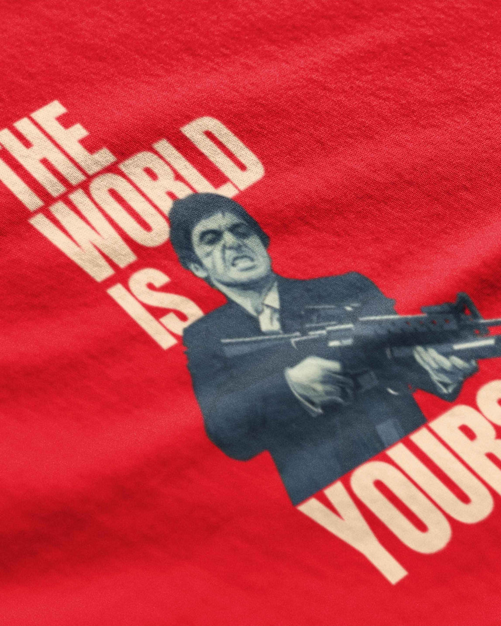 The World is Yours! - Classic fit Red T-Shirt