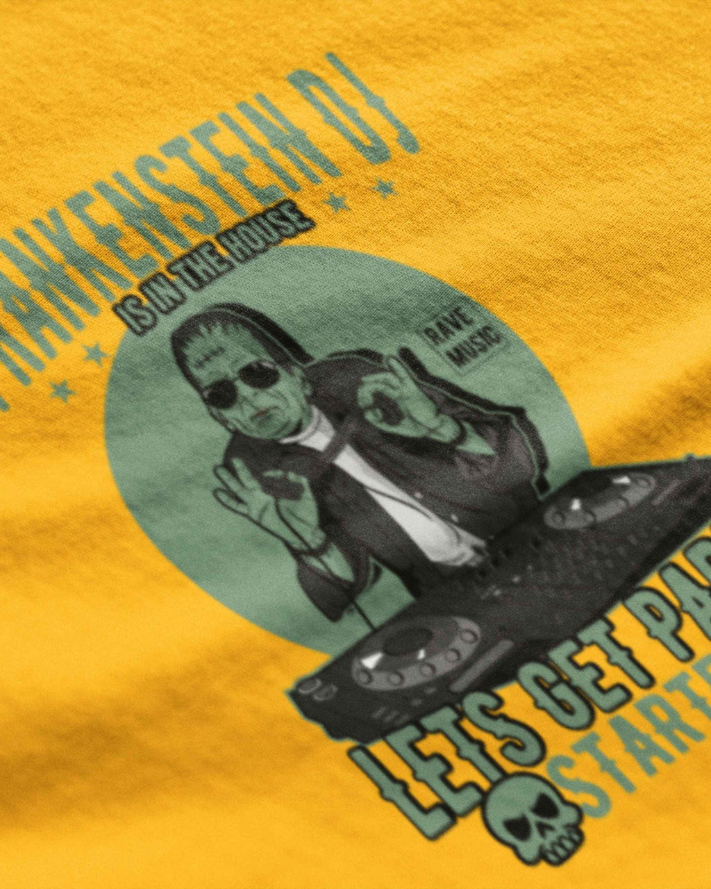 Frankenstein DJ Rave T-Shirt - Classic Fit