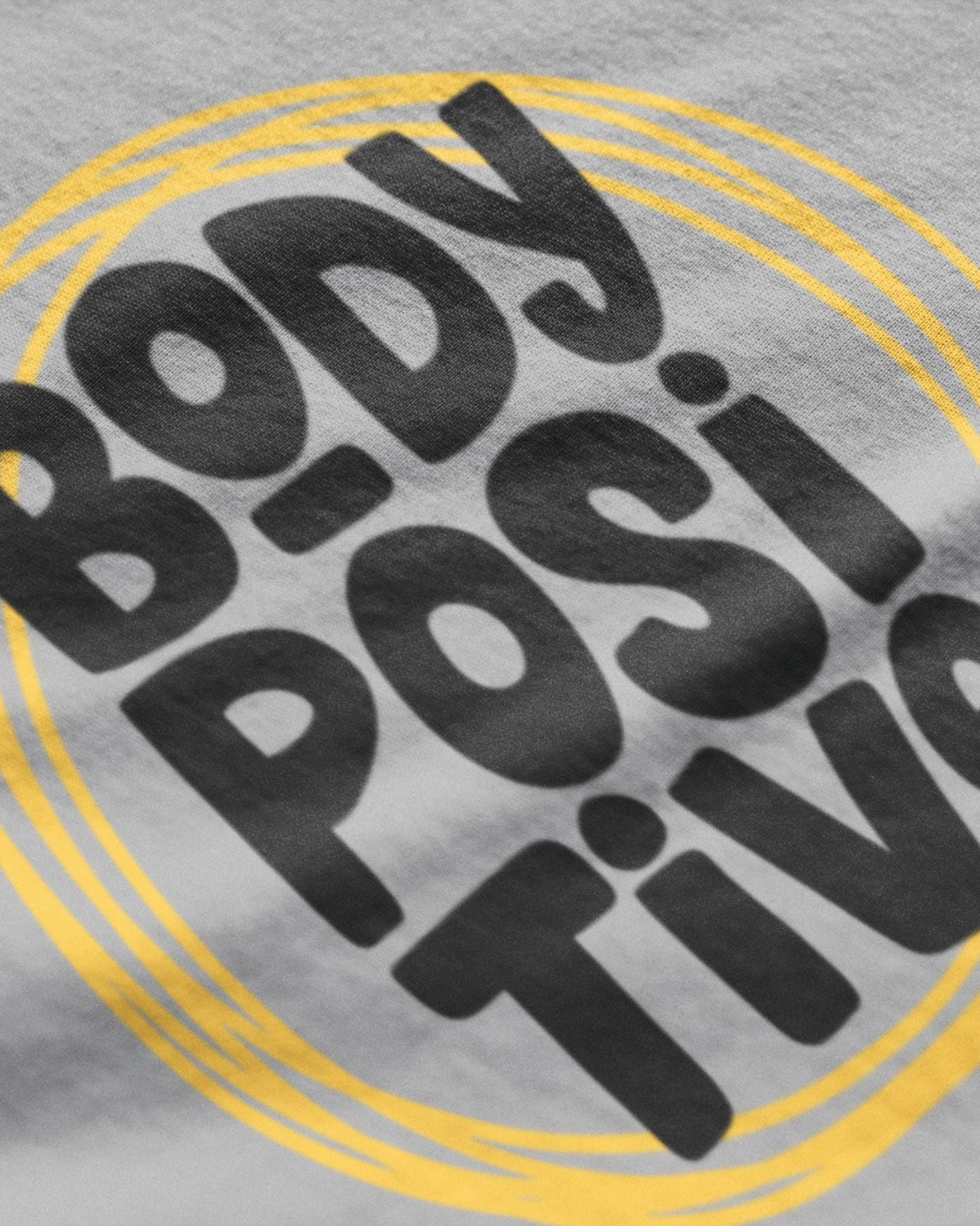 Body Positive - Regular Fit Gray T-Shirt
