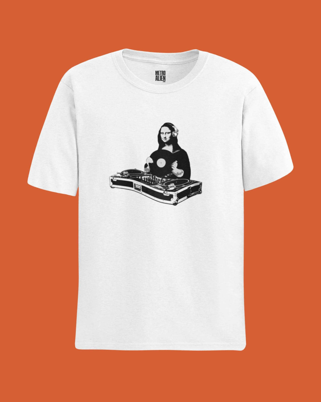 Mona Lisa DJ Graphic T-Shirt - Classic Fit