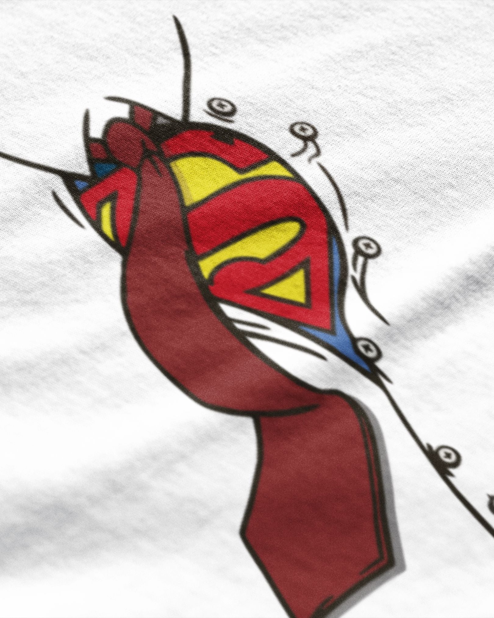 Superman Unbutton - Graphic Tee