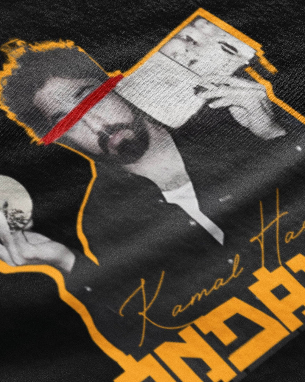 ANDAVAR Kamal Hassan! - Black Graphic T-Shirt