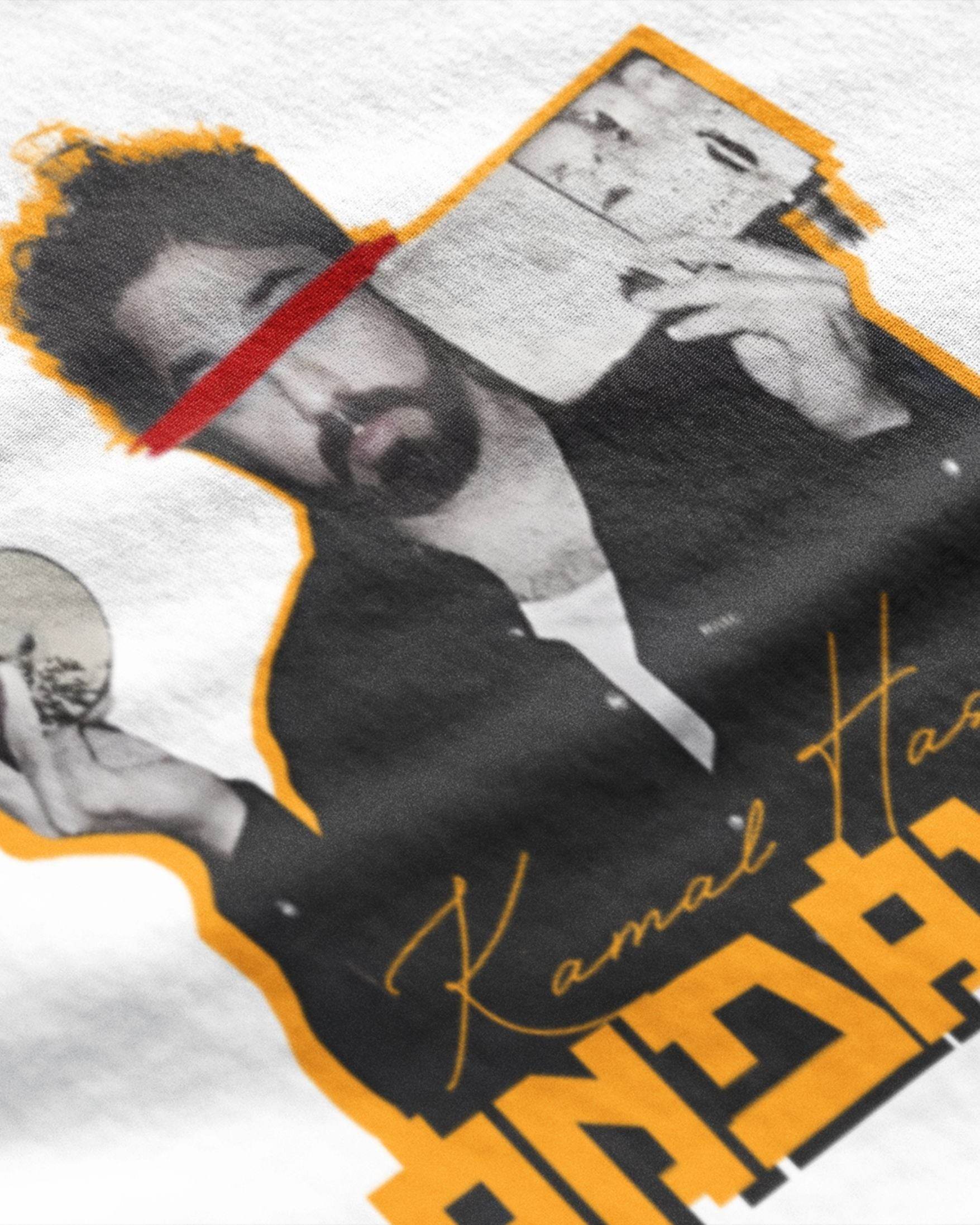ANDAVAR Kamal Hassan! - White Graphic T-Shirt