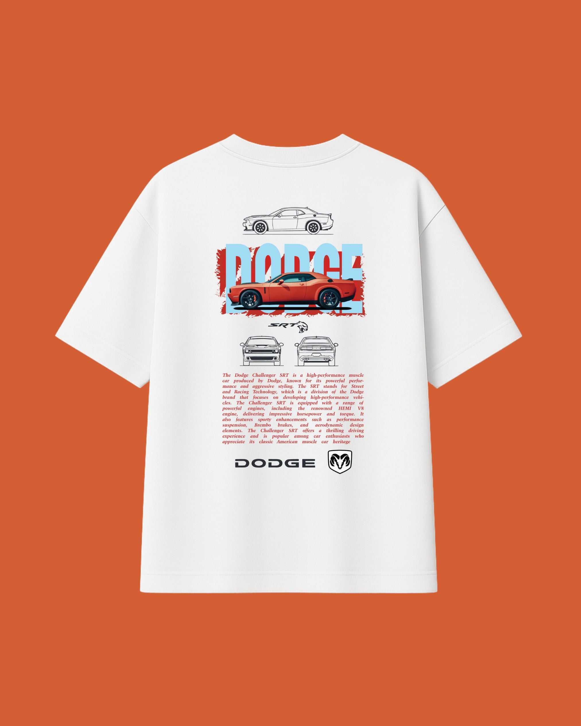 Dodge Challenger SRT Oversized Tee
