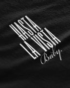 Hasta La Vista Baby Graphic Tee Closeup - Metro Alien | Terminator Fan Tee India