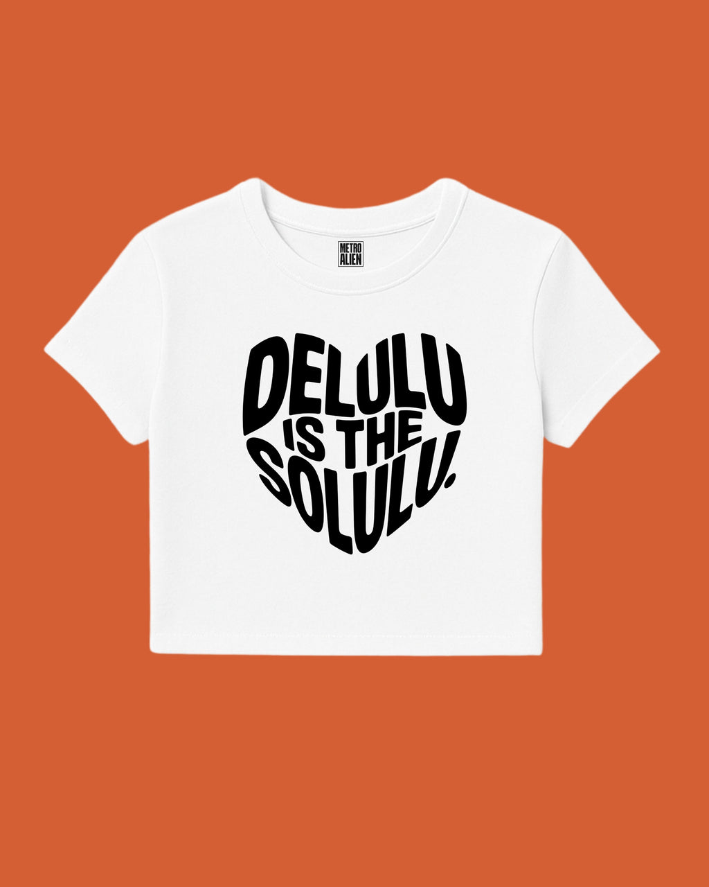 Delulu is the new Solulu - Crop Top