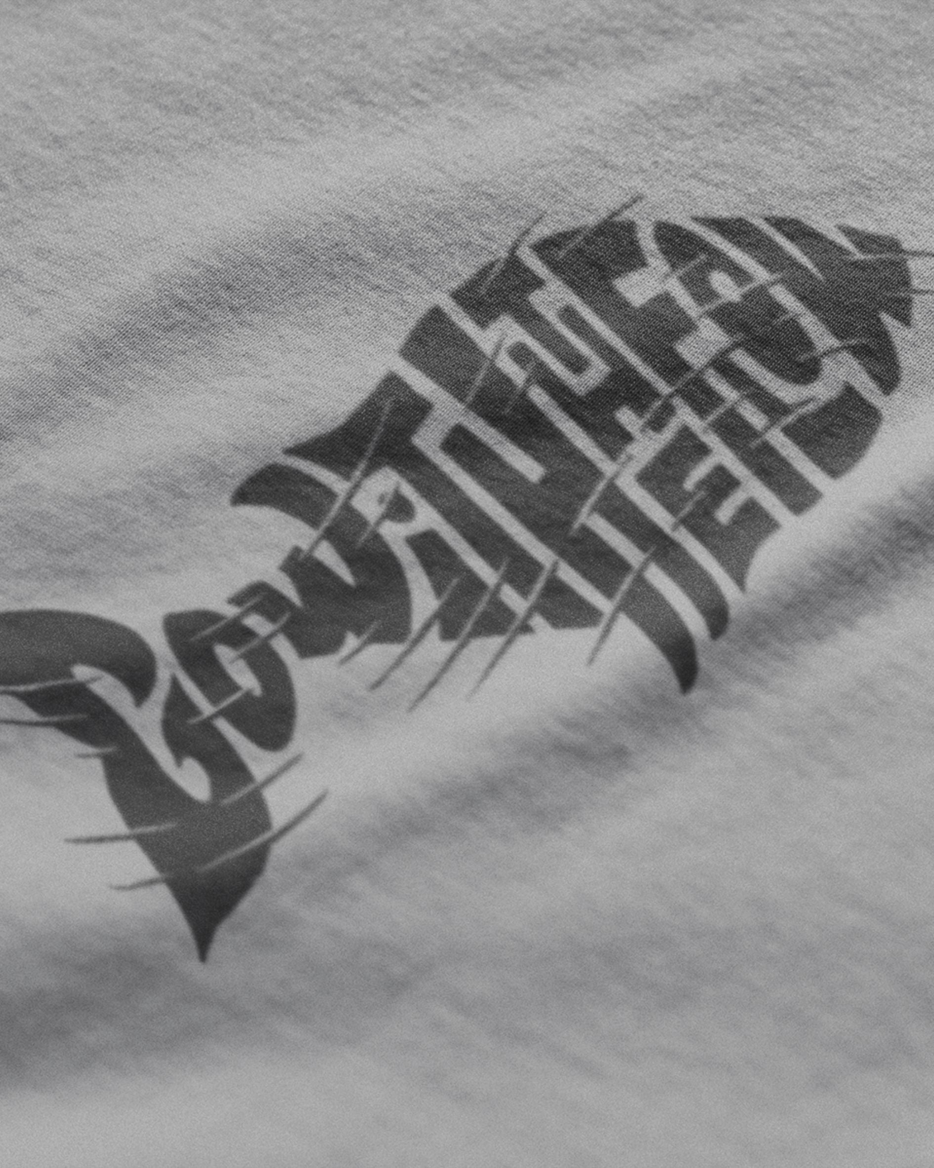 Go with the Flow - Gray Graphic T-Shirt