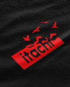 Itachi Uchiha Shadow Anime Graphic Tee Closeup - Metro Alien | Naruto Fan Tee India