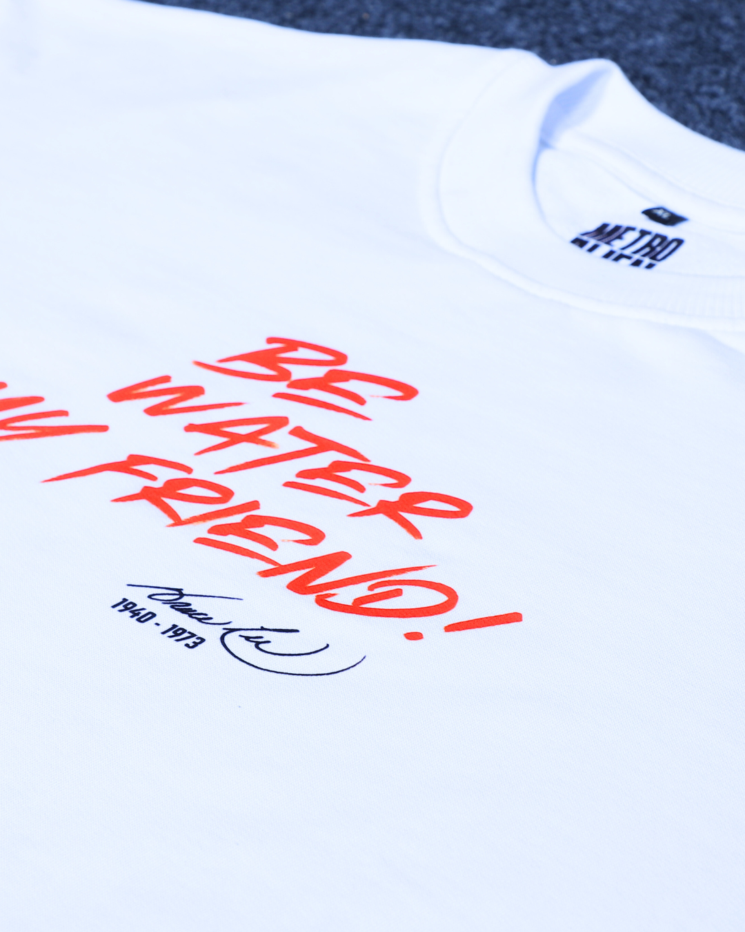The legend of Bruce Lee - White Oversized Fit T-Shirt