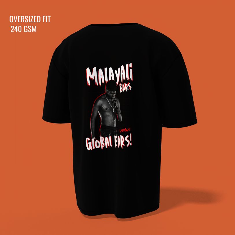 Vedan Tribute Oversized T-Shirt - Black
