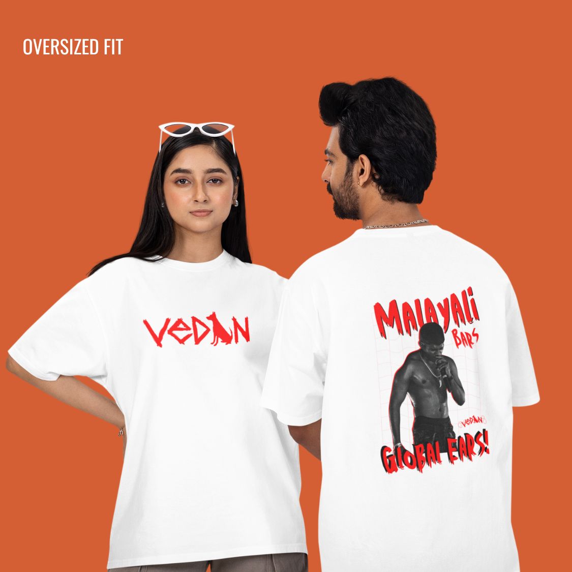 Vedan Tribute Oversized T-Shirt - White