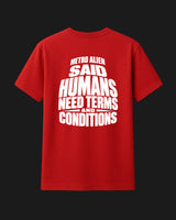 Humans Need Terms and Conditions - Metro Alien Classic T-Shirt | Funny Tech Humor Graphic Tee India