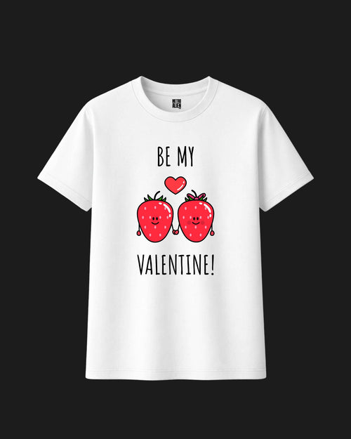 Be My Valentine Strawberry Classic Fit – White