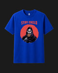 Stay Child Grim Reaper Classic Fit  – Royal Blue
