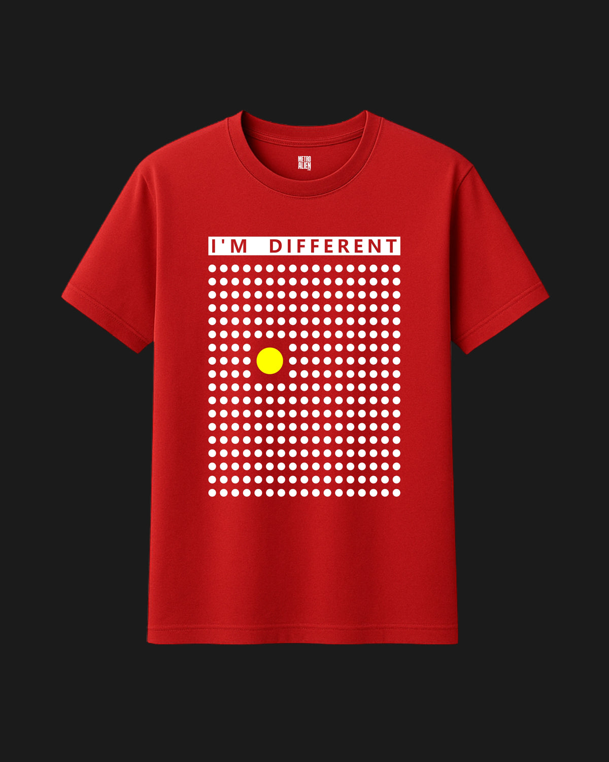 I’m Different Graphic Classic Fit – Red