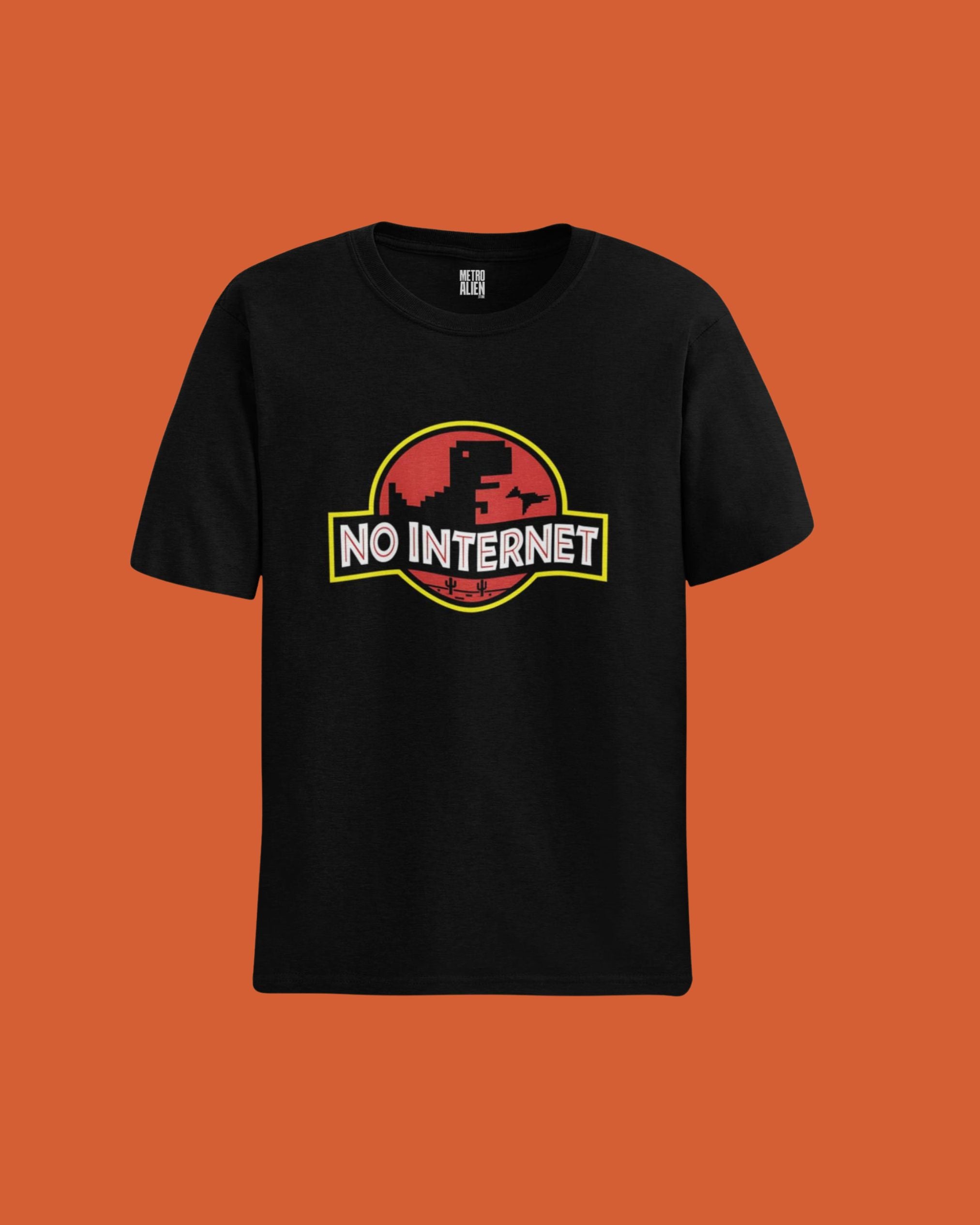Jurassic No Internet Classic Fit T-Shirt – Metro Alien