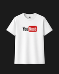 YouNoob Parody Graphic T-Shirt – White
