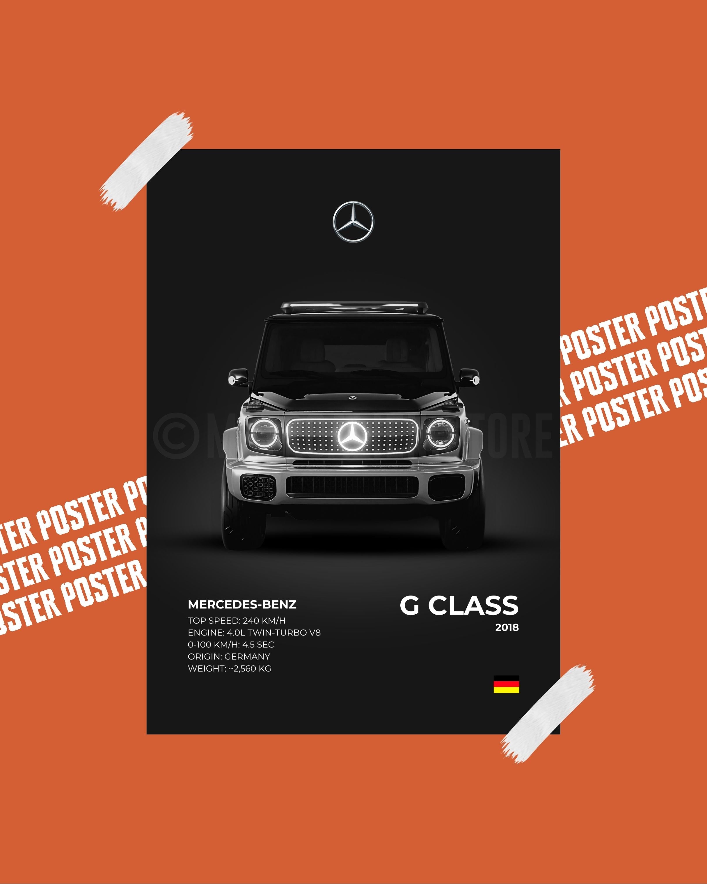 Mercedes Benz G Class - Poster