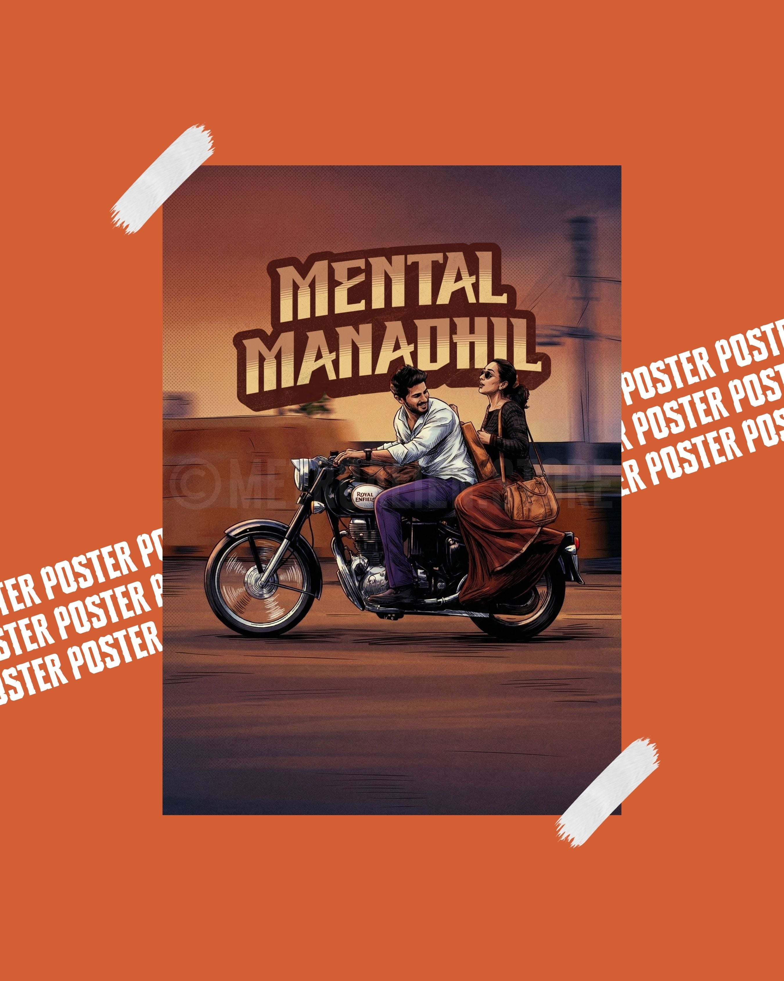 Mental Manadhil - OK Kanmani - Poster