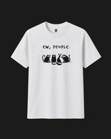 Ew People - Metro Alien Classic T-Shirt | Cat Introvert Funny Graphic Tee India