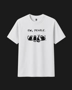 Ew People - Metro Alien Classic T-Shirt | Cat Introvert Funny Graphic Tee India
