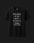 Intelligence Is the Ability to Adapt - Metro Alien Classic T-Shirt | Stephen Hawking Quote Tee India