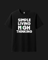 Simple Living High Thinking - Metro Alien Classic T-Shirt | Philosophy Graphic Tee India