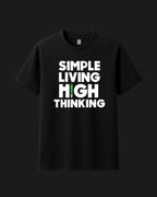 Simple Living High Thinking - Metro Alien Classic T-Shirt | Philosophy Graphic Tee India