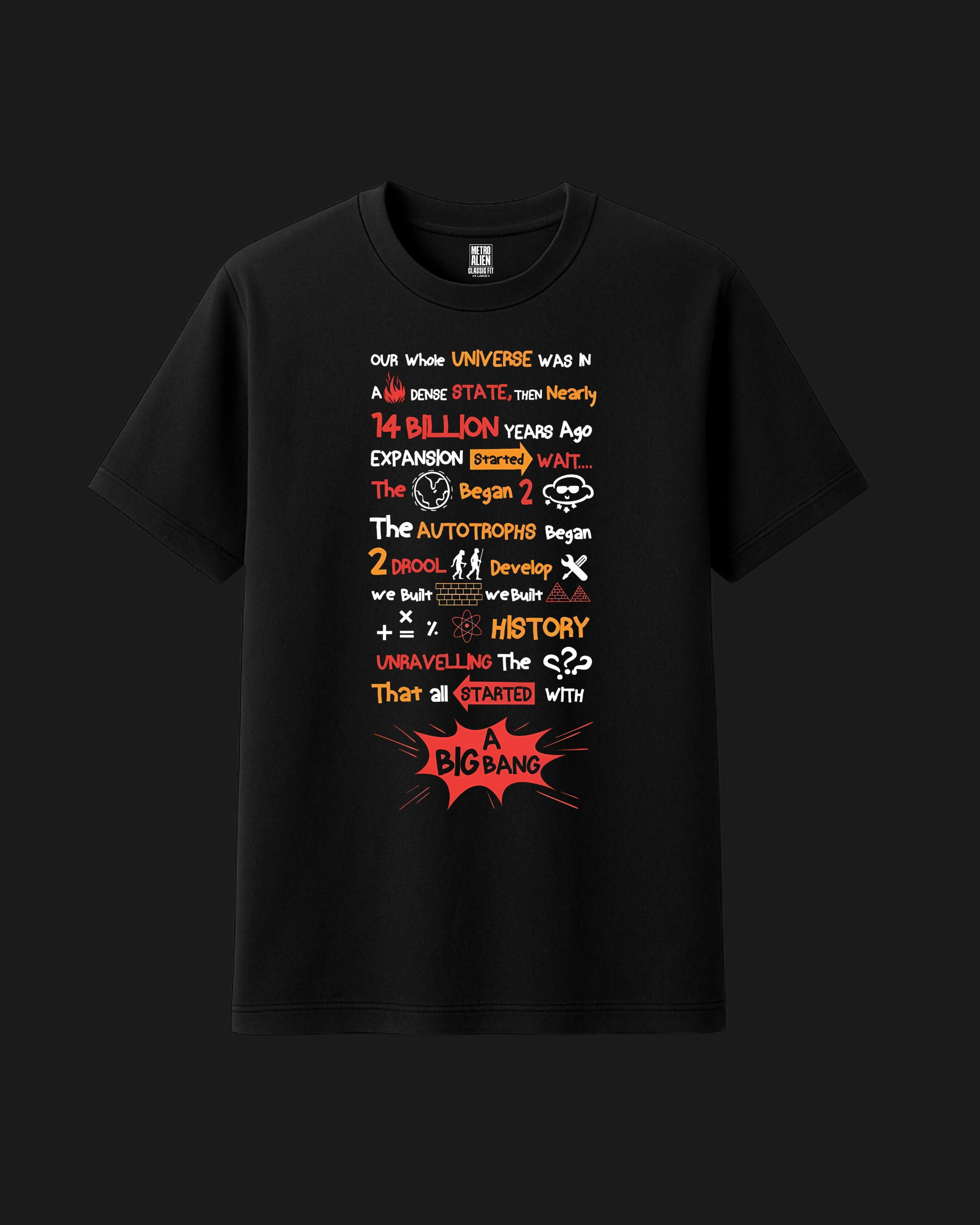 Big Bang Theory Intro - Classic Fit Graphic T-Shirt