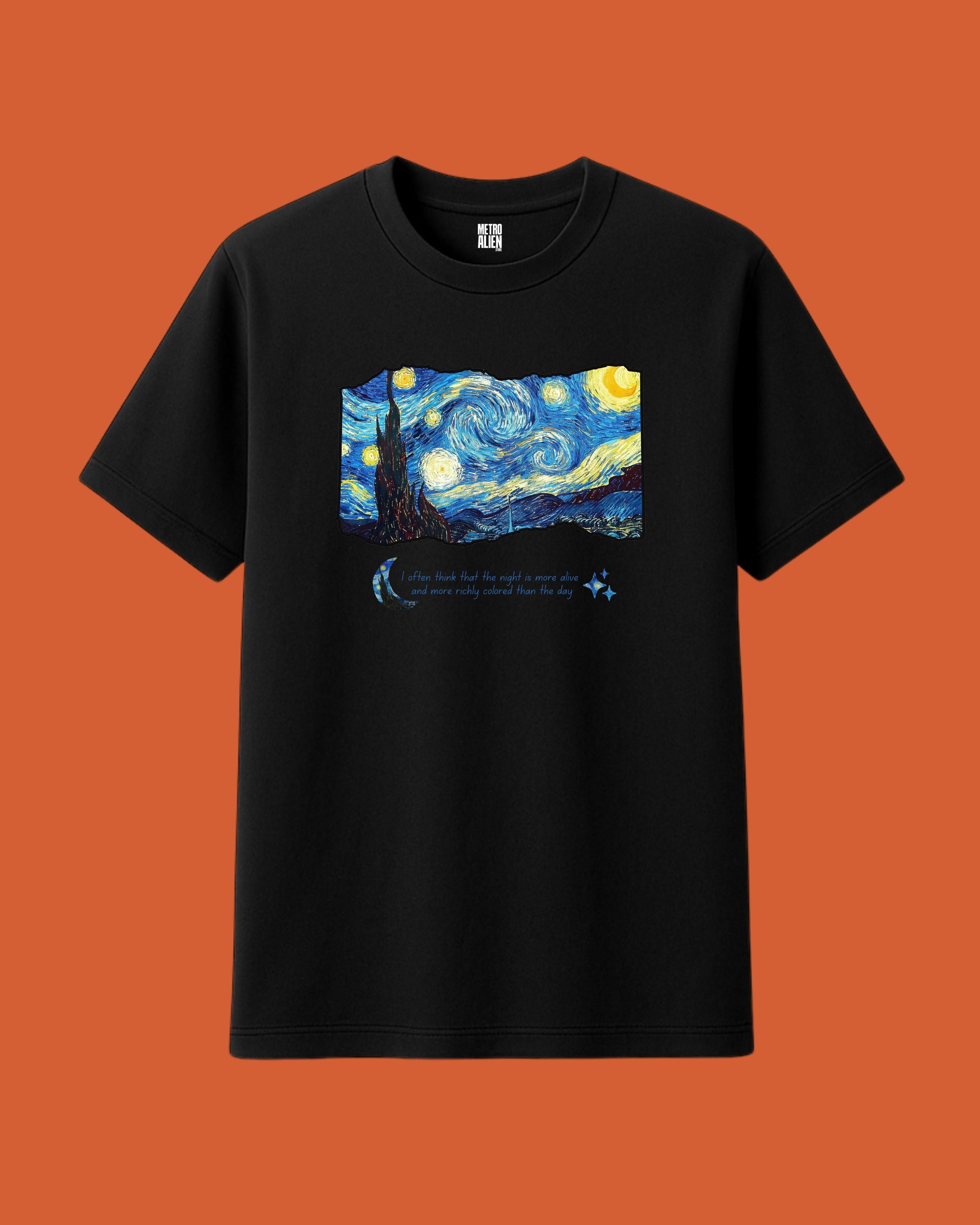 Vincent van Gogh Starry Night - Graphic T-Shirt
