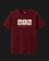 Periodic Table of Coffee - Metro Alien Classic T-Shirt | Science Humor Graphic Tee India