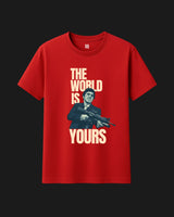 The World Is Yours - Metro Alien Classic T-Shirt | Scarface Red Movie Quote Graphic Tee India