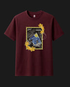 Nayagan Starry Night Stamp Tee View 2 - Metro Alien | Tamil Cinema Art Tee India