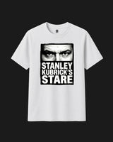 Stanley Kubrick's Stare - Metro Alien Classic T-Shirt | White Cinephile Graphic Tee India