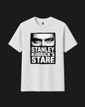 Stanley Kubrick's Stare - Metro Alien Classic T-Shirt | White Cinephile Graphic Tee India