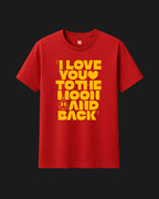 I Love You to the Moon and Back - Metro Alien Classic T-Shirt | Romantic Graphic Tee India