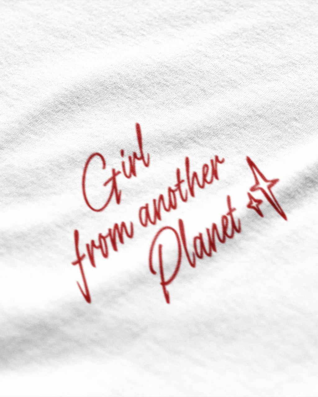 Girl From Another Planet - Crop Top