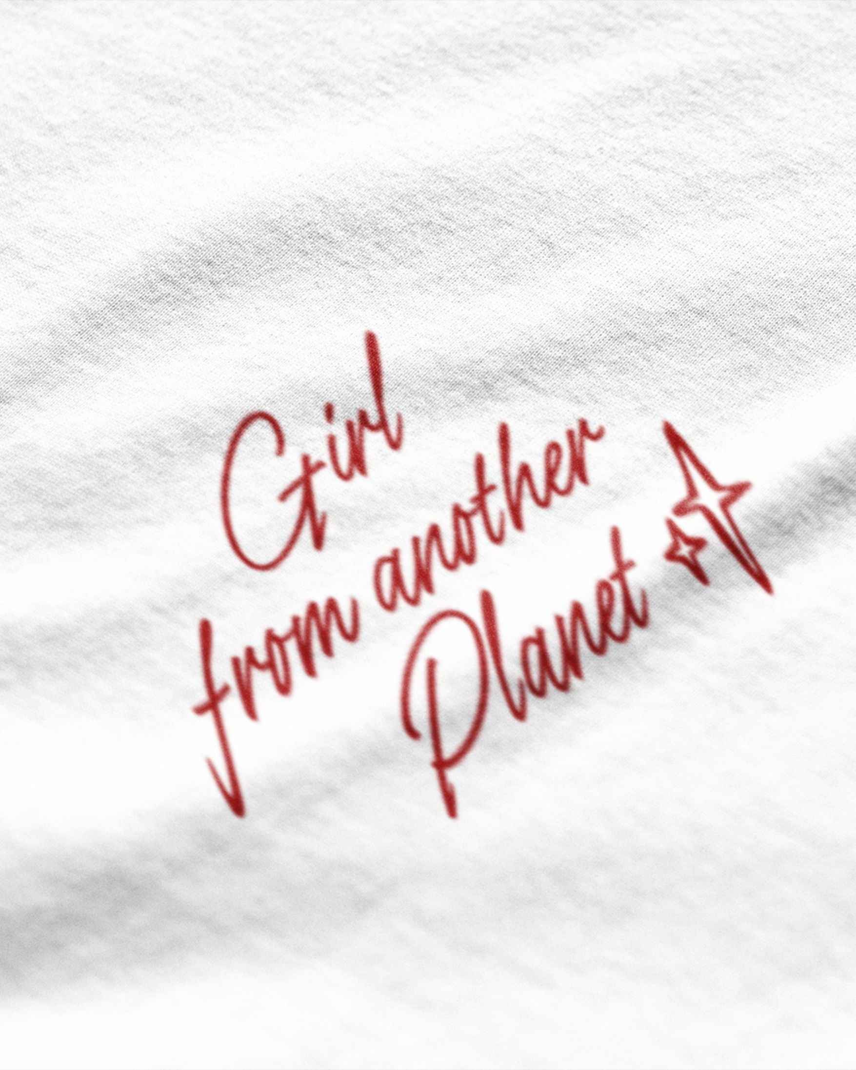 Girl From Another Planet - Crop Top