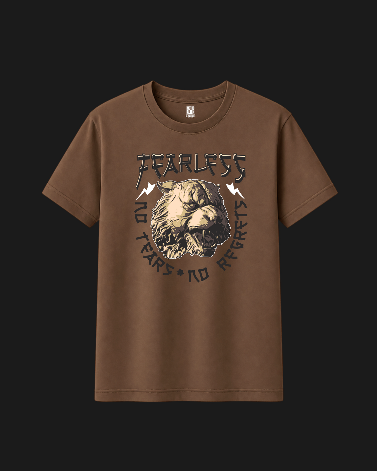 Fearless Wolf - Classic Fit T-Shirt